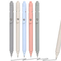 Riancy Gel Pens, 5 Pcs 0.5Mm Quick Dry Black Ink Pens Fine Point Smooth Writing Pen Cute Office School Supplies Gifts For Women