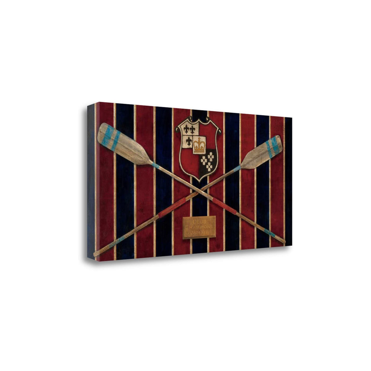 29' Rowing Team Crest Giclee Wrap Canvas Wall Art