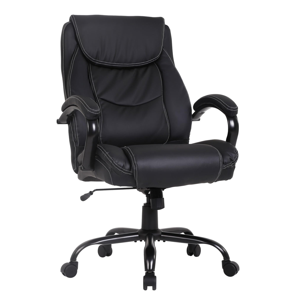 Paylesshere Big And Tall Office Chair Desk Chair Computer Chair 500Lbs Wide Seat Adjustable Rolling Swivel Ergonomic Chair Pu Le