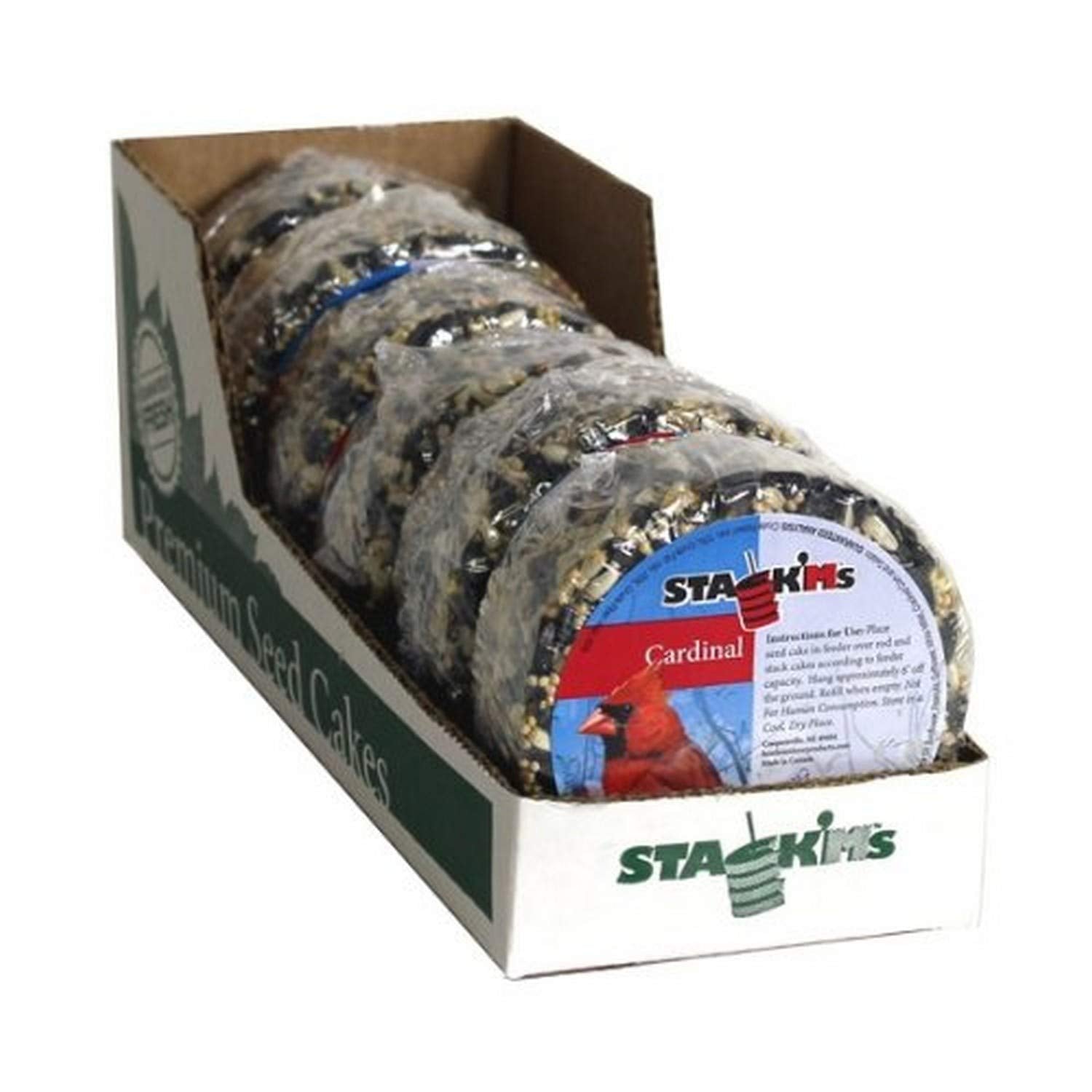 Heath Outdoor Products Sc-53 6.5-Ounce Cardinal Stack'Ms Seed Cake, 6-Pack