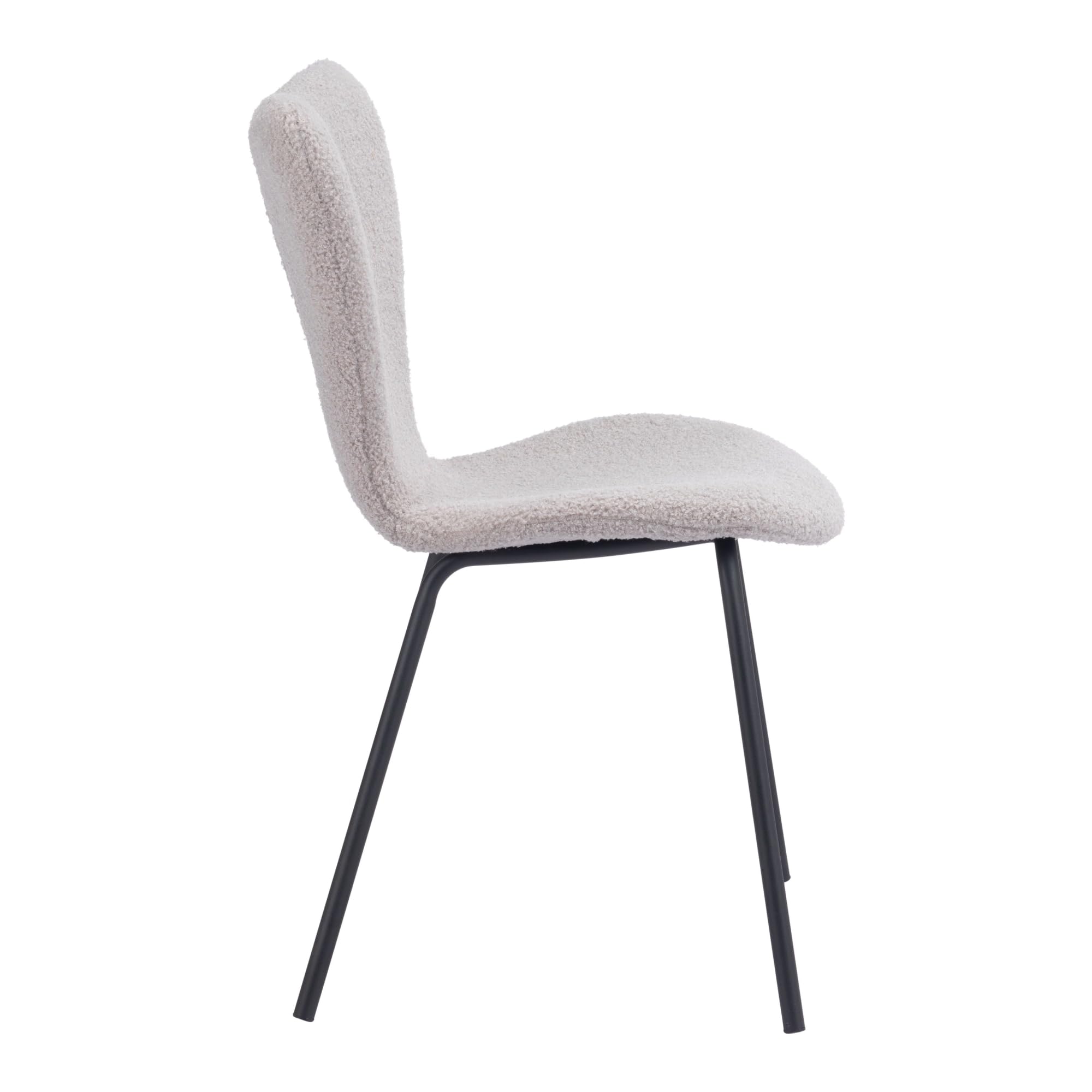 Zuo Thibideaux Dining Chair Light Gray