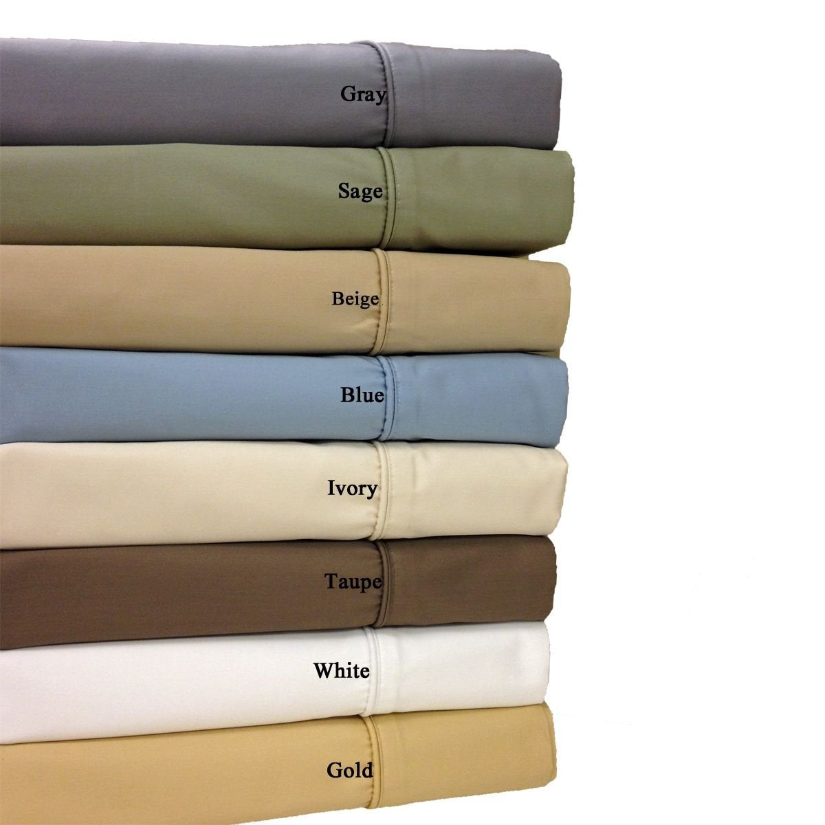 Royal Hotel Bedding 650-Thread-Count Bed Sheets - Wrinkle Free Sheets - Deep Pocket, Cotton Blend, Sateen Sheets, Hypoallergenic