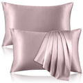 2 Pack 100% Pure Silk Pillowcase for Hair and Skin, Both Sides Mulberry Silk Pillowcases with Hidden Zipper, Cooling Pillowcase 