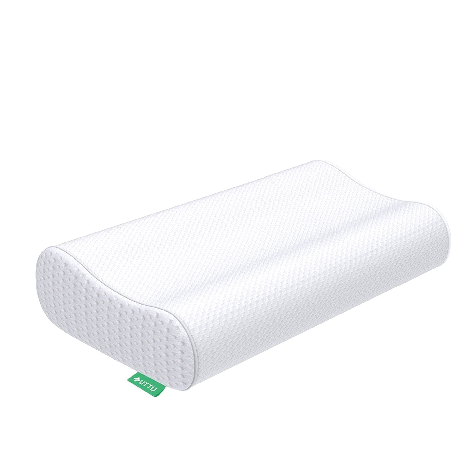 Uttu Sandwich Pillow King Size, Memory Foam Contour Pillow, Cervical Pillow For Neck Pain, Cooling Pillow For Sleeping, Adjustab