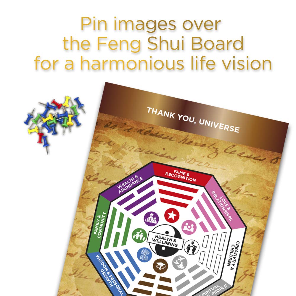 Magnificent 101 Large 23'' X 17'' Feng Shui Vision Board Kit | Create A Board Of Your Ambitions & Turn Your Dreams Into Reality