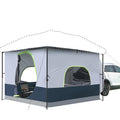 UNP Car Square Tent - Inner Tent for 10 x 10 Canopy into Camping Cube Cabin - Connect Car Tailgate Cabin Vented Roof - Dark Bl