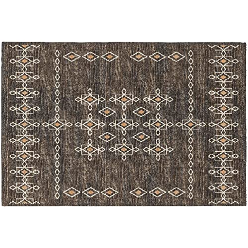 Sedona Sn3 Brown Transitional Rug Rectangle 5' X 7 ' 6"