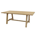 New Pacific Direct Bedford 79" Rect. Dining Table "A" Base,Solid Acacia Wood,Distressed Natural