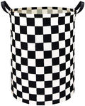 HIYAGON Boys Laundry Basket hamper Kids Storage Basket Car Toy Organizer Bins for Room Decor,Gift Basket for Bedroom(Racing Flag