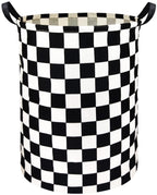 HIYAGON Boys Laundry Basket hamper Kids Storage Basket Car Toy Organizer Bins for Room Decor,Gift Basket for Bedroom(Racing Flag