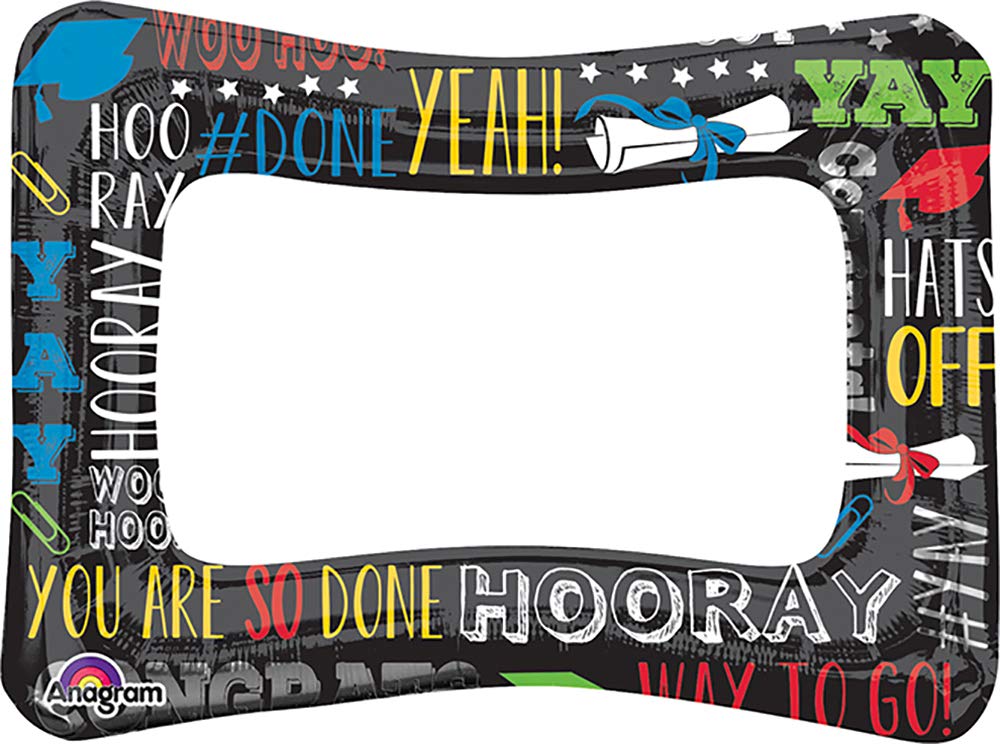 ANAGRAM INTERNATIONAL Foil Consumer Inflated Balloon Frame, 21, Multi