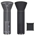 Upgraded Patio Heater Covers Waterproof, Outdoor Heater Cover With Reflective Ribbon, Zipper And Storage Bag, Waterproof, Dustproof, Wind-Resistant, Uv-Resistant, Snow-Resistant, 89.5'Hx33.5'Dx19.5'B