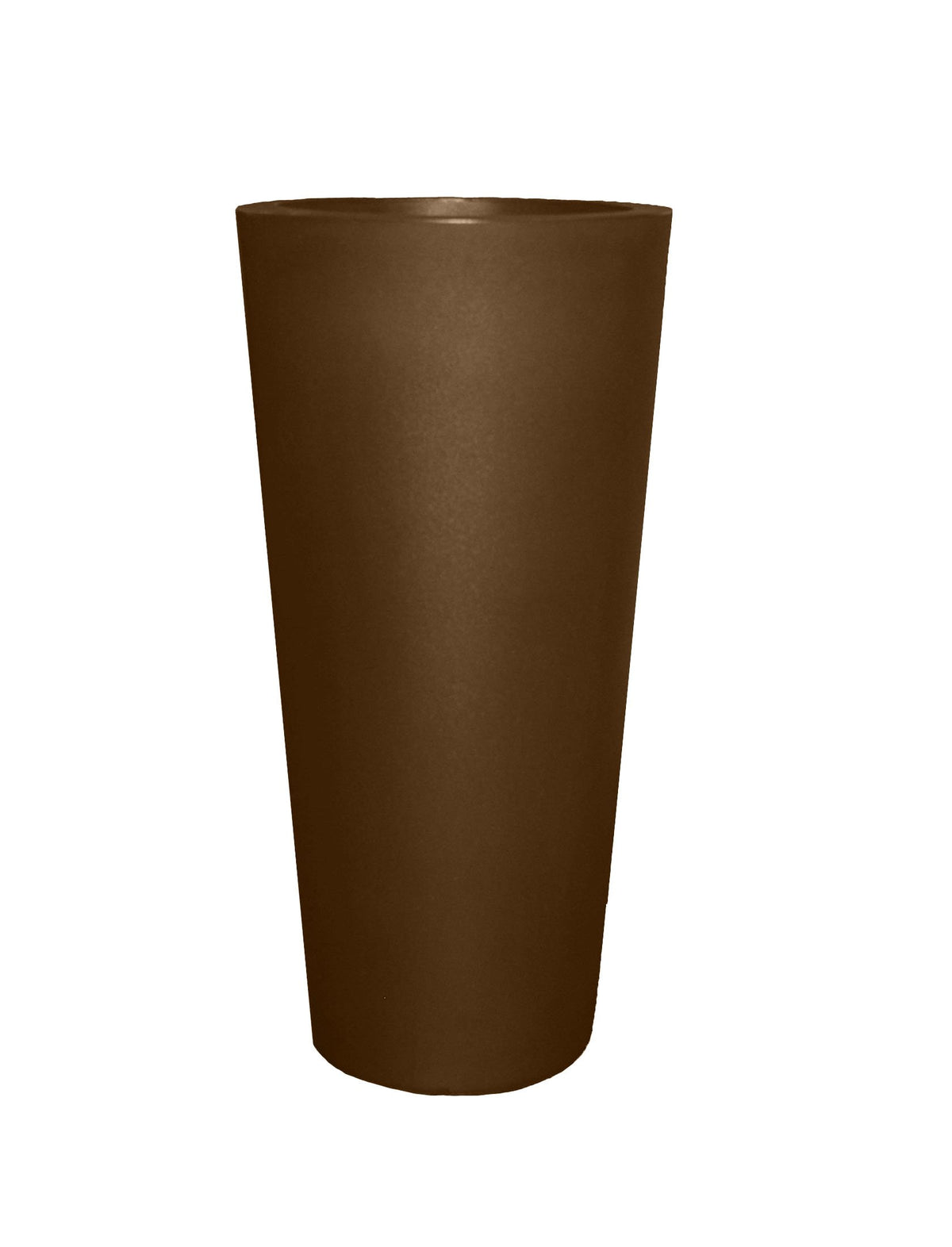 Tusco Products Ctr26Es Cosmopolitan Tall Round Garden Planter, 26', Espresso