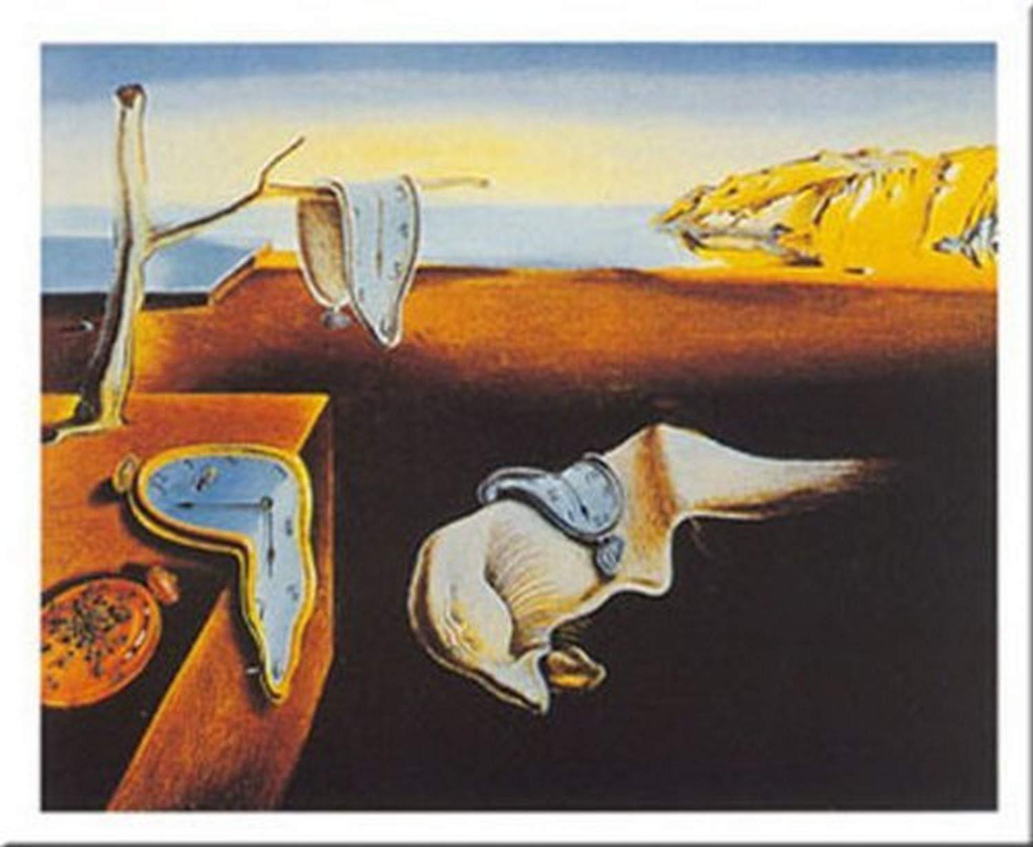 buyartforless Persistence of Memory by Salvador Dali Art Print Poster, 15.75 x 19.50