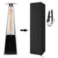 Iptienda Patio Heater Cover, Patio Heater Covers Waterproof With Zipper, Square Outdoor Heater Cover 87'H X 21'W X 24'L