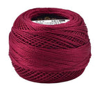 DMC 116 12-814 Pearl Cotton Thread Balls, Dark Garnet, Size 12