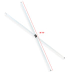 Generic Replacement Side Truss Bar for Ozark Trail Coleman 10x10 Canopy Gazebo, Metal, White, 39 7/8 Size