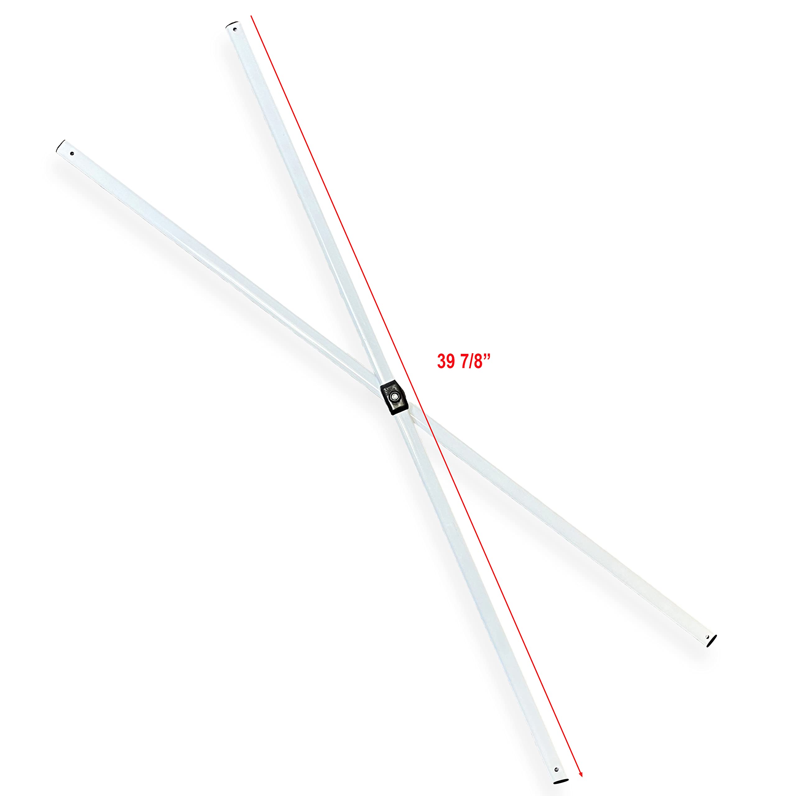 Generic Replacement Side Truss Bar for Ozark Trail Coleman 10x10 Canopy Gazebo, Metal, White, 39 7/8 Size