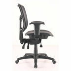 Lorell Mid-Back Swivel Mesh Chair, Black