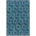 Delano Da1 Blue Transitional Rug Rectangle 5' X 7 ' 6"