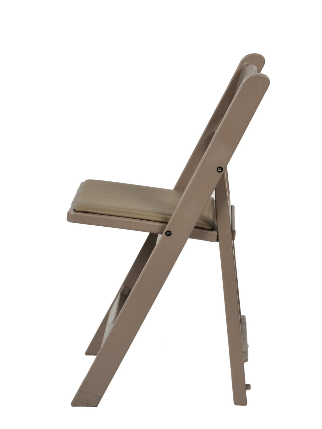 Commercial Seating Products Resin Sand Beige Folding Chairs, 1-Pack