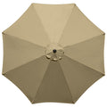 YOUGE OUTDOOR 10Feet Patio Umbrella Replacement Canopy, For 8 Ribs,Market and Table Umbrella Top,Universal Strong and Thick Umbr