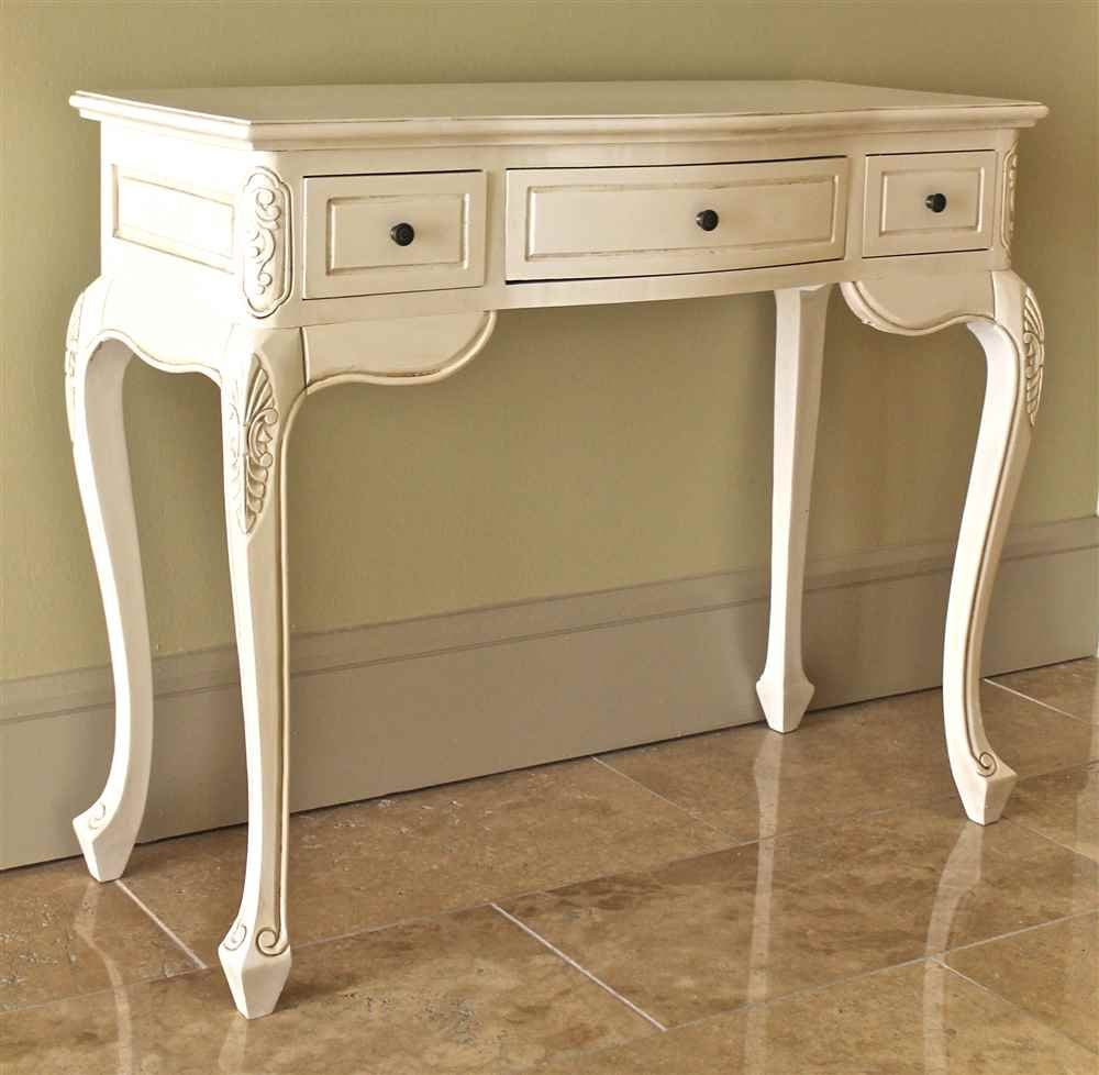 International Caravan Furniture Piece Carved Vanity Desk