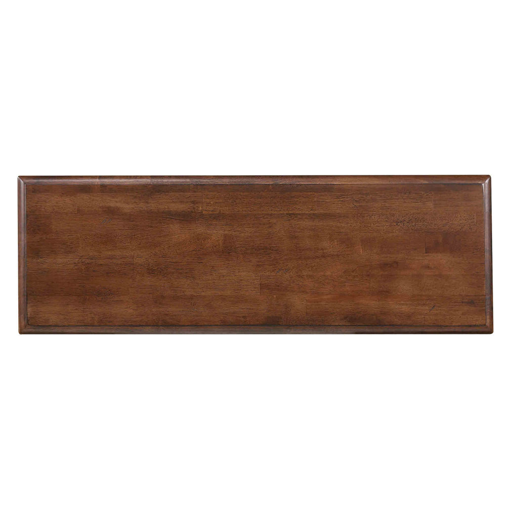 Sunset Trading Brook 42" Amish Brown | Solid Wood Dining Bench