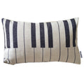 Decorbox Piano Keyboard Simple Music Throw Pillow Case Decor Cushion Covers Oblong 20*12 Inch Beige Cotton Blend Linen