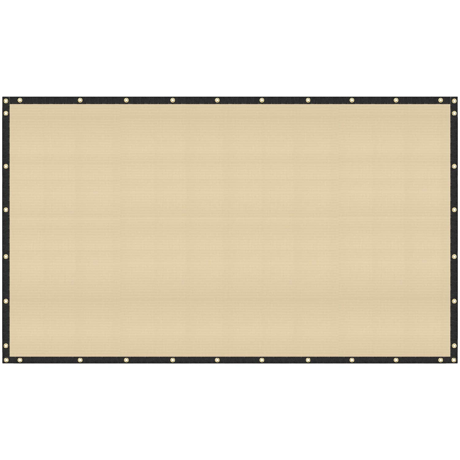 Sunshades Depot Waterproof Cover For Pergola Gazebo Carport Awning Tarp Shade Cloth Rectangle Shade Sail Straight Edge With Grom