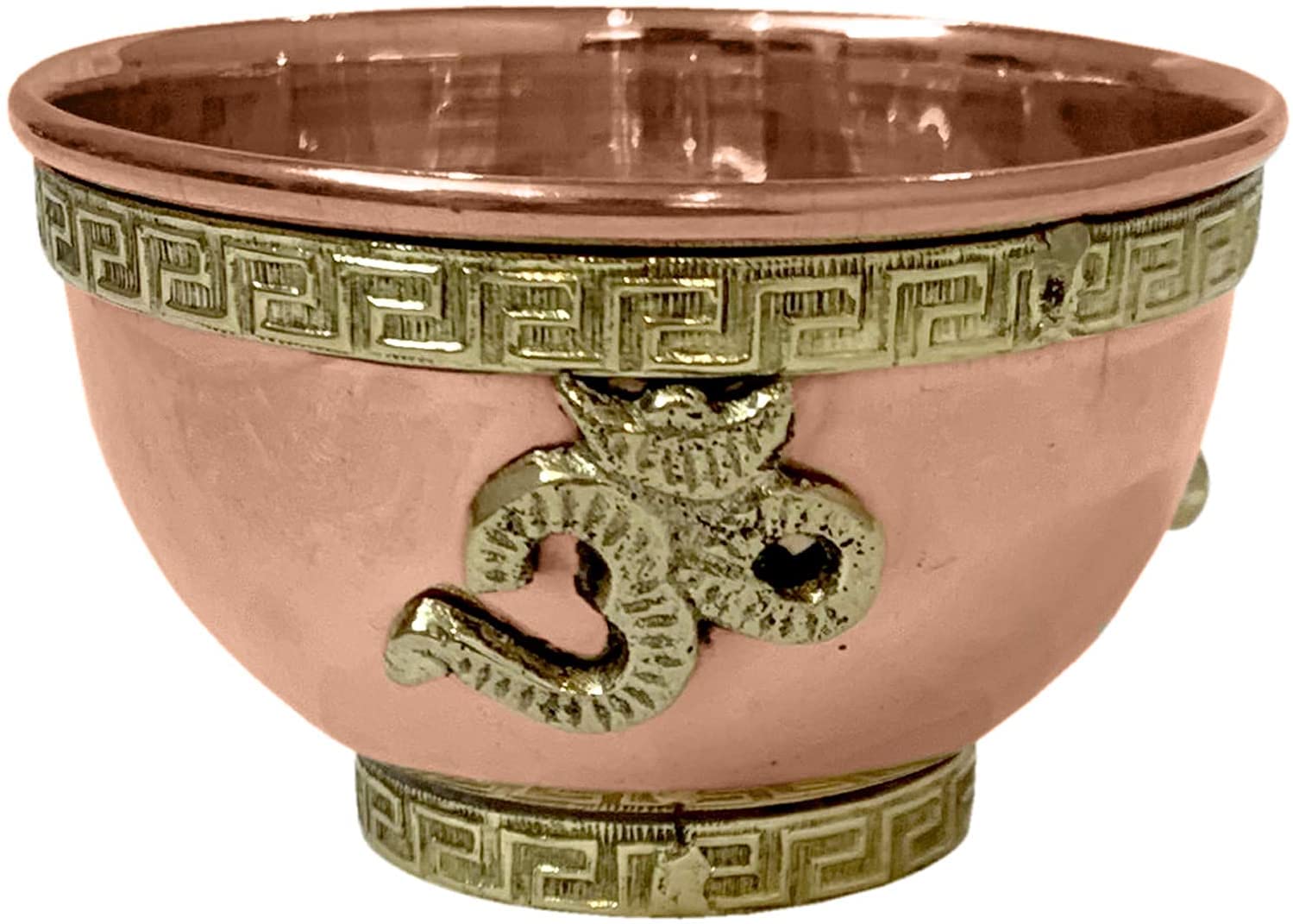Om Copper Offering Bowl 3, Great for Altar use, Ritual use, Incense Burner, smudging Bowl, Decoration Bowl, offering Bowl - New 