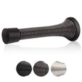 Homotek 12 Pack Spring Door Stopper With Rubber Bumper Satin Nickel 3-1/8' Flexible Spring Heavy Duty Wall Door Stop Low Mounte