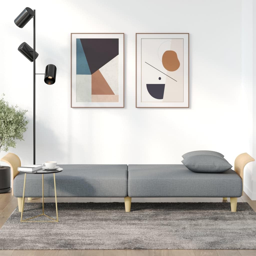 vidaXL Convertible Sofa Bed with Armrests - Thumbnail 3