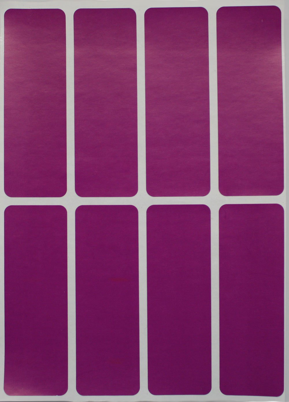 Royal Green 1X3 Purple Rectangle Stickers To Write For Stationery And Gift Labels - 800 Pack