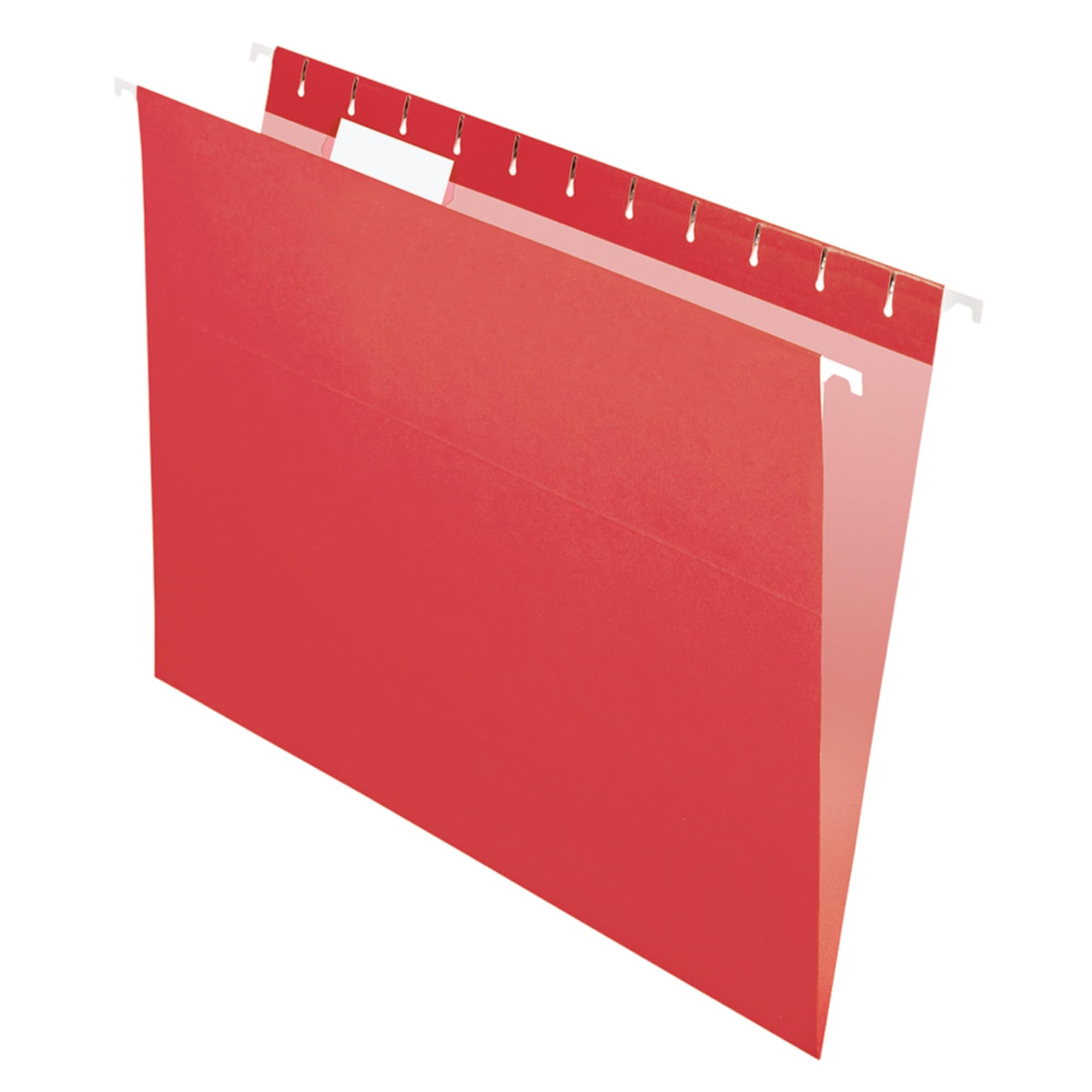 Pendaflex Recycled Hanging Folders, Letter Size, Red, 1/5 Cut, 25/Bx (81608)