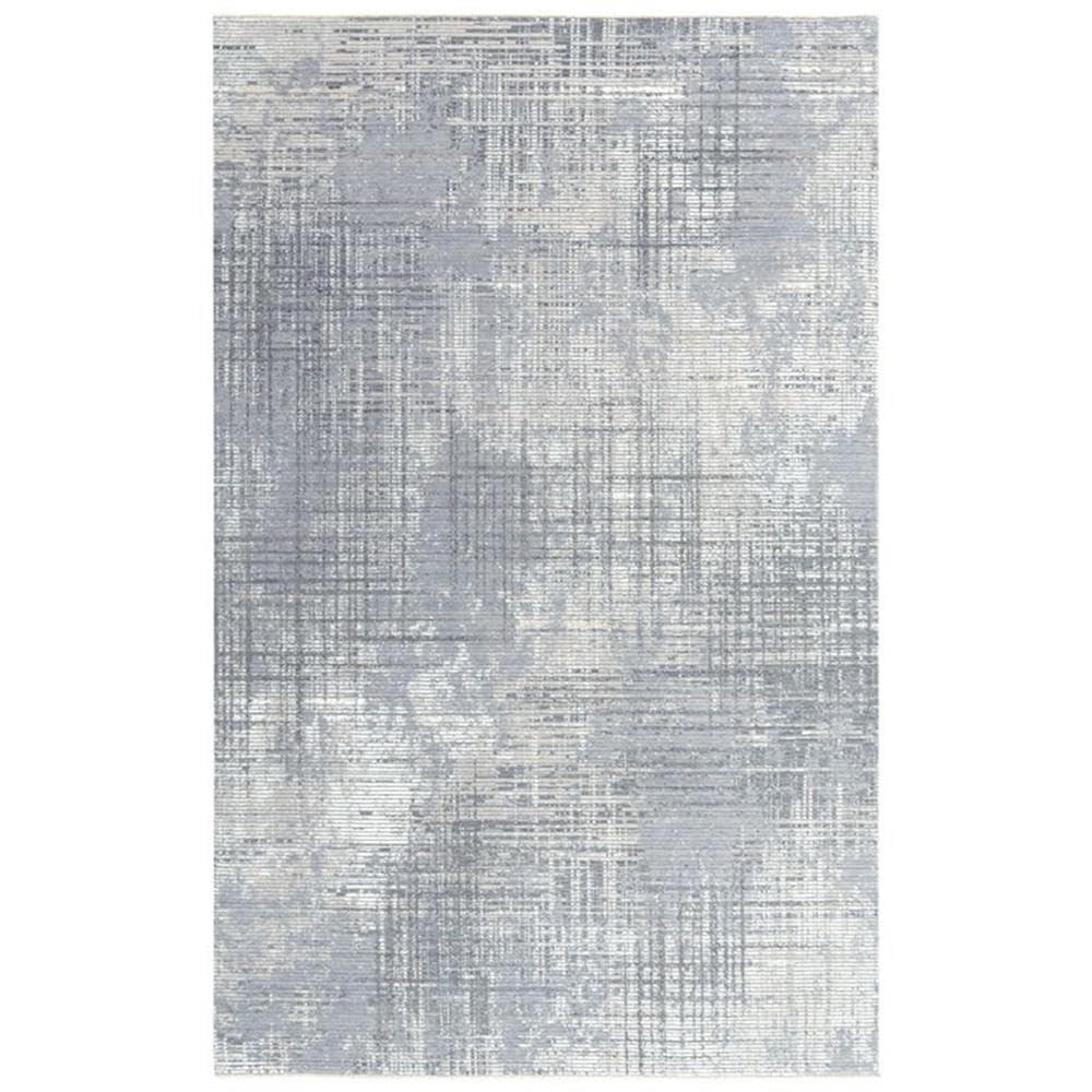 Rizzy Home Alora Decor Aurora 5' X 8' Abstract Gray/Beige Hybrid Area Rug