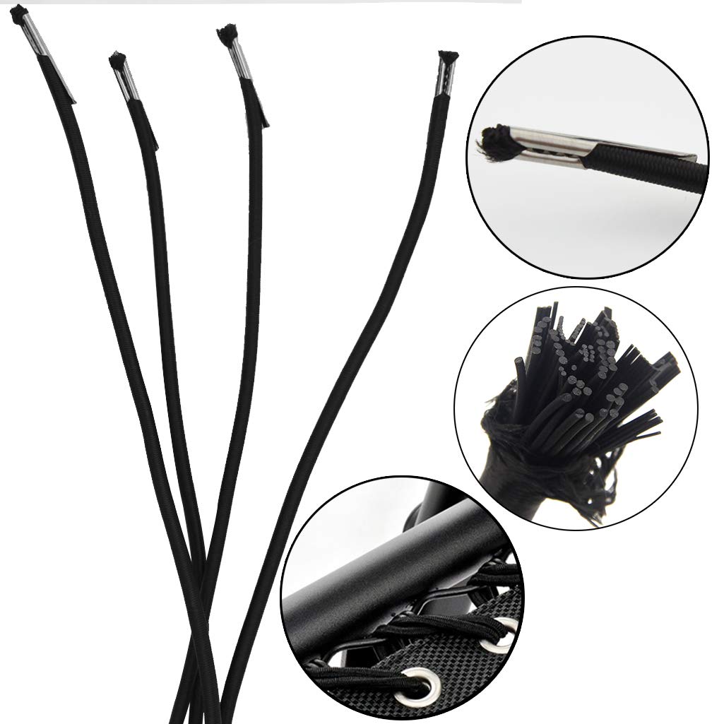 Jmkcoz 4 Pcs Universal Zero Gravity Chair Repair Cords Replacement Laces Elastic Lounge Chair Cord For Antigravity Chair, Recliners, Bungee Chair