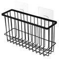 AURALIVING Self Adhesive Bathroom Shelf Metal Wire Shower Caddy Wall Mounted Storage Basket for Shampoo Soap Conditioner Kitchen