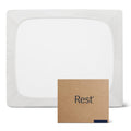 Rest® Evercool®+ Fitted Sheet, Full Size, Arctic White, 15' Deep (Up To 18’’), Breathable Bedding For Hot Sleeper And Night Sweats, Bed Sheet With Ionic+ Self-Cleaning Silver Yarn For Sensitive Skin