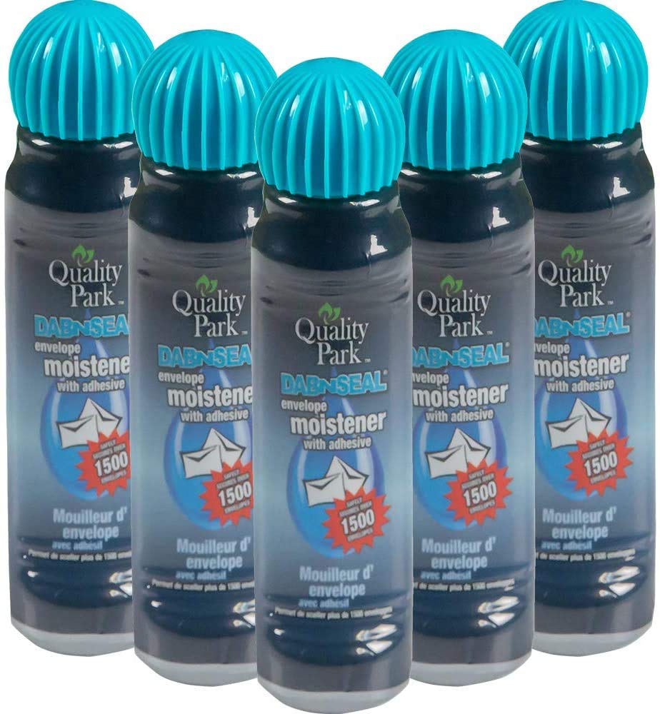 Envelope Moistener W/Adhesive, 50 Ml, Green-5 Pack