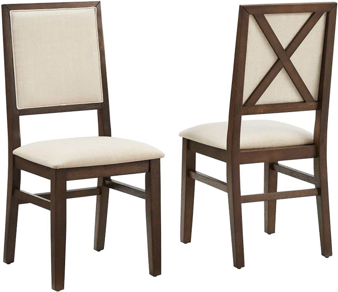 Joanna 2-Piece Upholstered Back Dining Chair Set