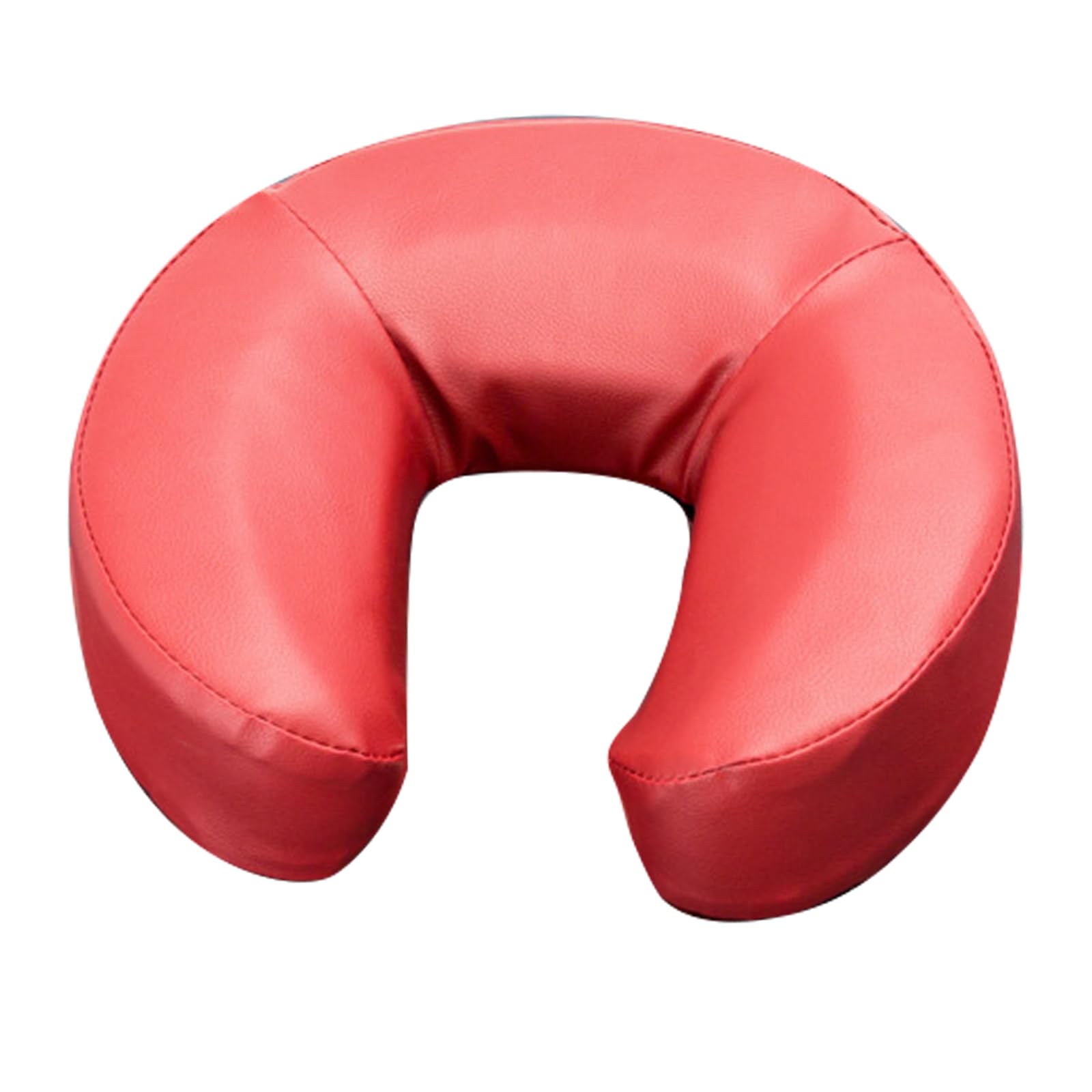 Hoinco Massage Face Cradle Cushion Universal Headrest Face Rest Neck Head Cushion For Massage Chairs Spa Bed(Wine Red)