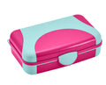 It'S Academic Hard Pencil Case, Durable Plastic Pencil Box, Kid-Friendly Design, Pink & Blue