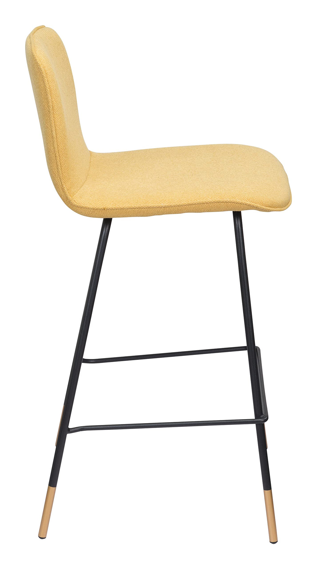 Zuo VAR Counter Stool Yellow