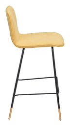 Zuo VAR Counter Stool Yellow