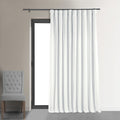 Hpd Half Price Drapes Signature Velvet Thermal Blackout Curtains For Living Room 84 Inch Long (1 Panel) Rod Pocket Insulated Blackout Curtains For Bedroom Window Curtains, 100W X 84L, Primary White