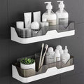 Tuneq 1Pcs Shower Caddy Wall Mounted, Bathroom Organizer Shelves With Extra Adhesive Pad, No Drilling Bathroom Accesseries Holde