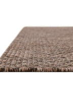 Unique Loom Outdoor Solid Collection Area Rug (5' 3'' X 7' 1'' Rectangle Light Brown/Ivory)