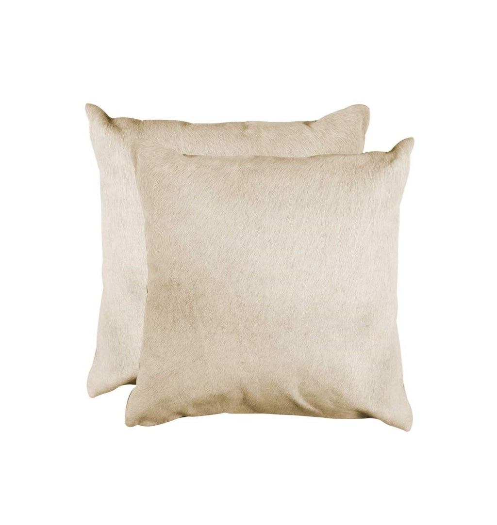HomeRoots Decor 328297 18 x 18 in. Pillow, Natural - Pack of 2