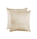 HomeRoots Decor 328297 18 x 18 in. Pillow, Natural - Pack of 2
